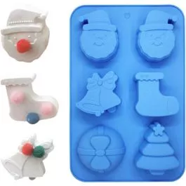 christmas-holiday-mix-silicone-mold Christmas Holiday Mix Silicone Mold