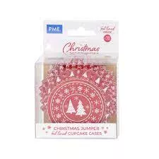 christmas-jumper-foil-lined-cupcake-liners-30-cupcake-liners Christmas Jumper, Foil-Lined Cupcake Liners - 30 Cupcake Liners