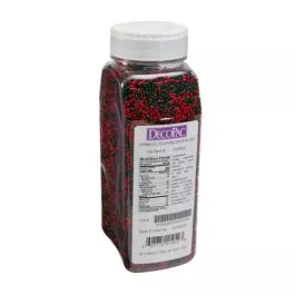 christmas-mix-decorettes-sprinkles-26-oz Christmas Mix Decorettes Sprinkles 26 oz