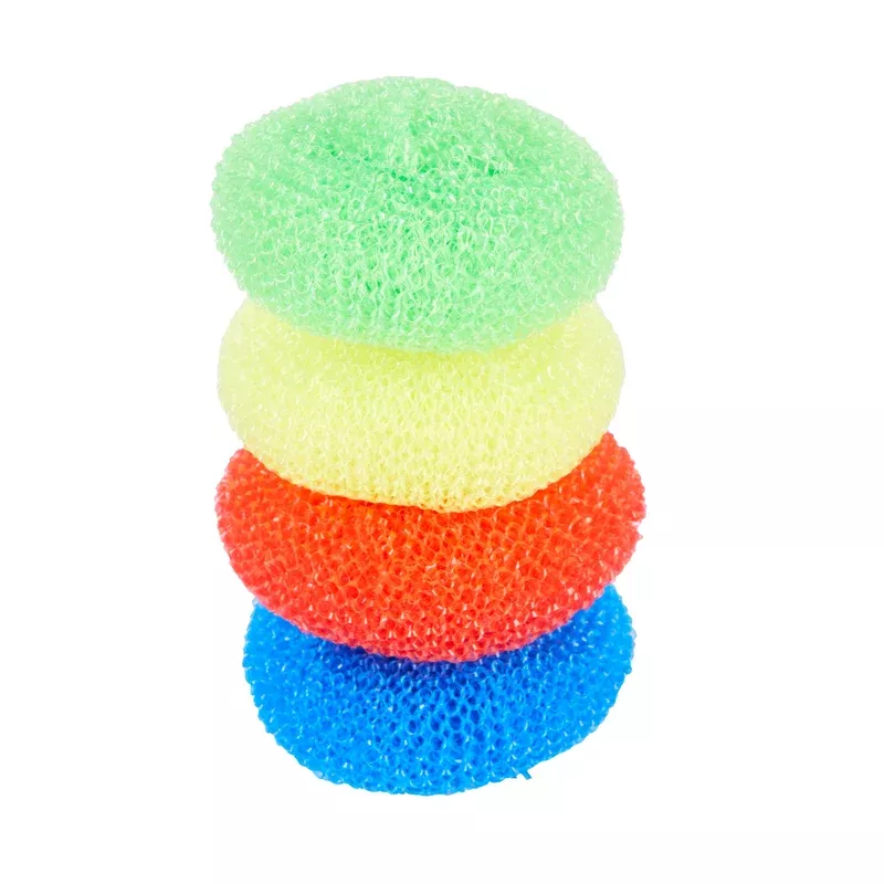 clean-tek-professional-assorted-plastic-mesh-dish-scrubber-non-scratch-4-count-b Clean Tek Professional Assorted Plastic Mesh Dish Scrubber – Non-Scratch – 4 count box