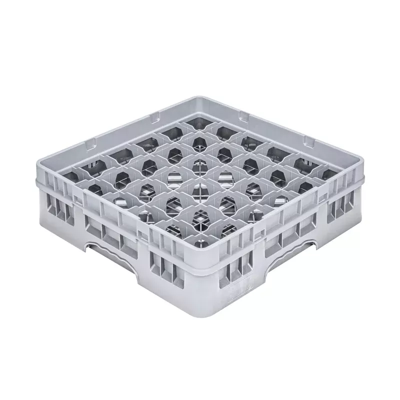 clean-tek-professional-gray-glass-rack-36-compartments-1-full-drop-extender-19-3 Clean Tek Professional Gray Glass Rack – 36 Compartments 1 Full Drop Extender – 19 3/4″ x 19 3/4″ x 5 3/4″ – 1 count box
