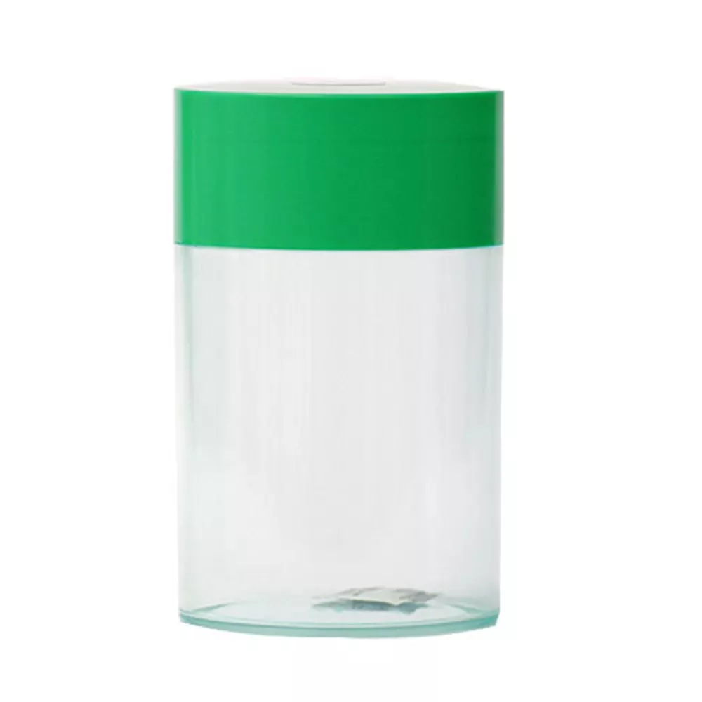 coffeevac-1lb-cfv2-storage-container-clear-with-green-top Coffeevac 1lb CFV2 Storage Container Clear With Green Top