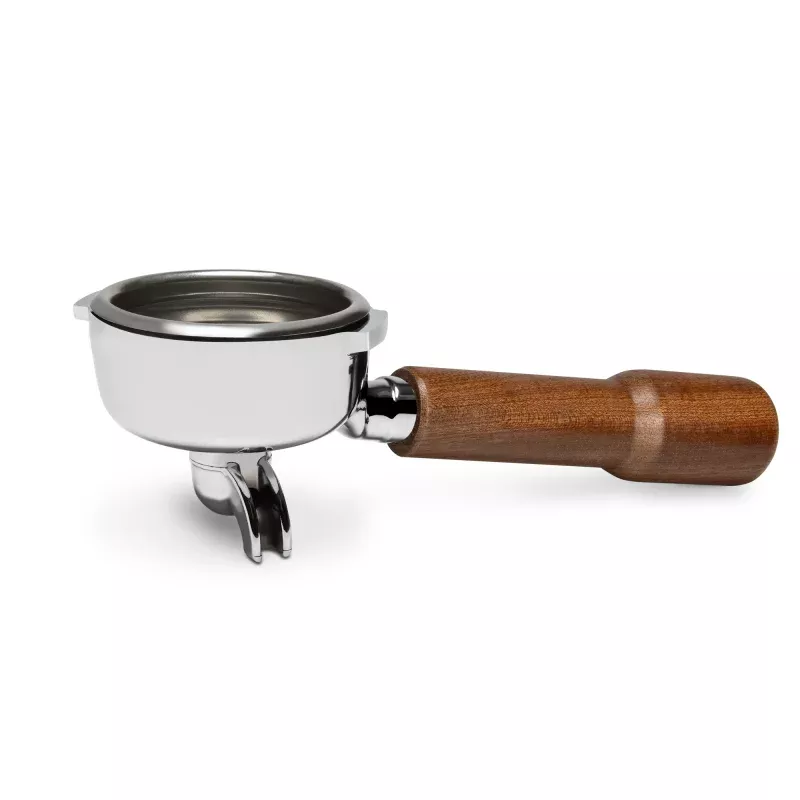Complete Bezzera Portafilter with Sapele Handle – Single Spout