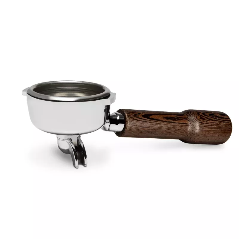 Complete Bezzera Portafilter with Wenge Handle – Single Spout