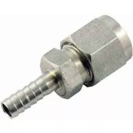 Compression Adapter 5/16 NUT 3/8 BARB
