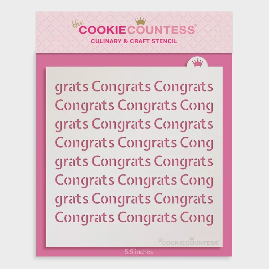 congrats-repeat-stencil Congrats Repeat Stencil