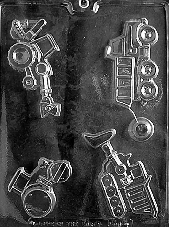 construction-vehicles-chocolate-mold Construction Vehicles Chocolate Mold