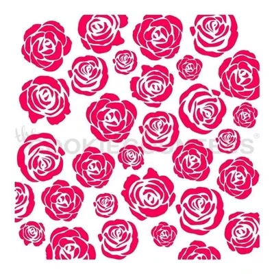 cookie-countess-rose-garden-stencil Cookie Countess Rose Garden Stencil