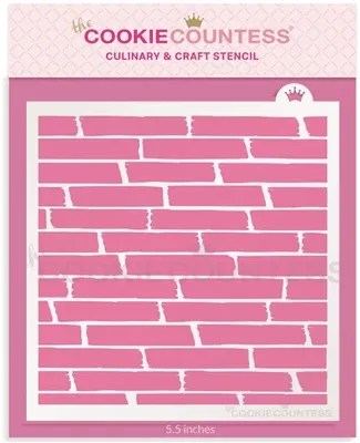 cookie-countess-wood-planks-stencil Cookie Countess Wood Planks Stencil