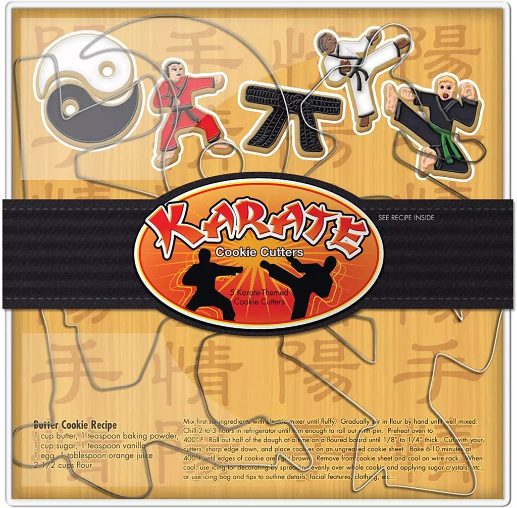 cookie-cutter-set-karate Cookie Cutter Set - Karate
