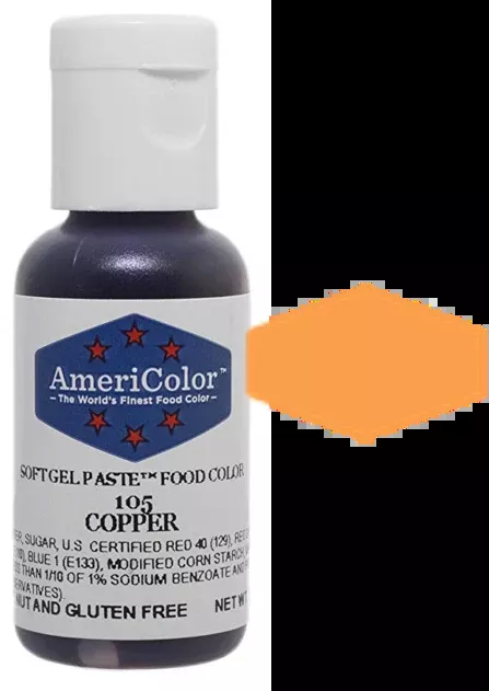 copper-americolor-soft-gel-paste-food-color-75oz Copper, Americolor Soft Gel Paste Food Color, .75oz