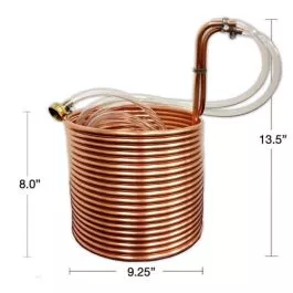 copper-immersion-wort-chiller-50-ft Copper Immersion Wort Chiller 50 ft