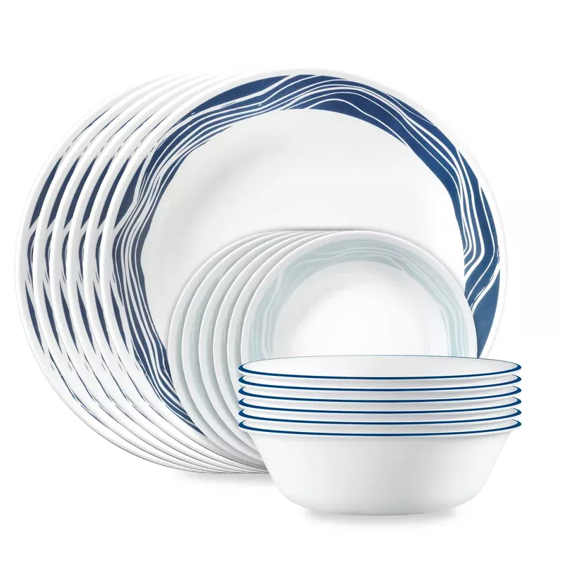 corelle-acadia-18-piece-dinnerware-set-service-6 Corelle Acadia 18-piece Dinnerware Set Service for 6
