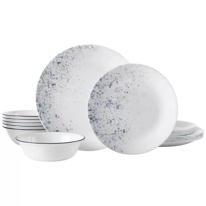 corelle-indigo-speckle-18-piece-dinnerware-set-service-6 Corelle Indigo Speckle 18-piece Dinnerware Set Service for 6