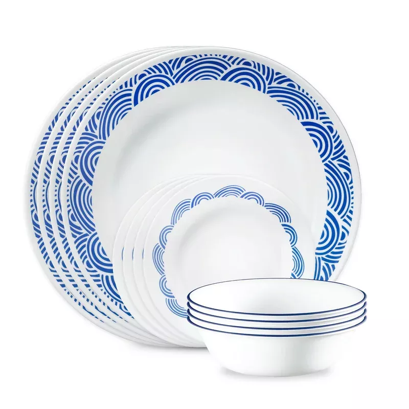 corelle-rolling-waves-18-piece-dinnerware-set-service-6 Corelle Rolling Waves 18-piece Dinnerware Set Service for 6