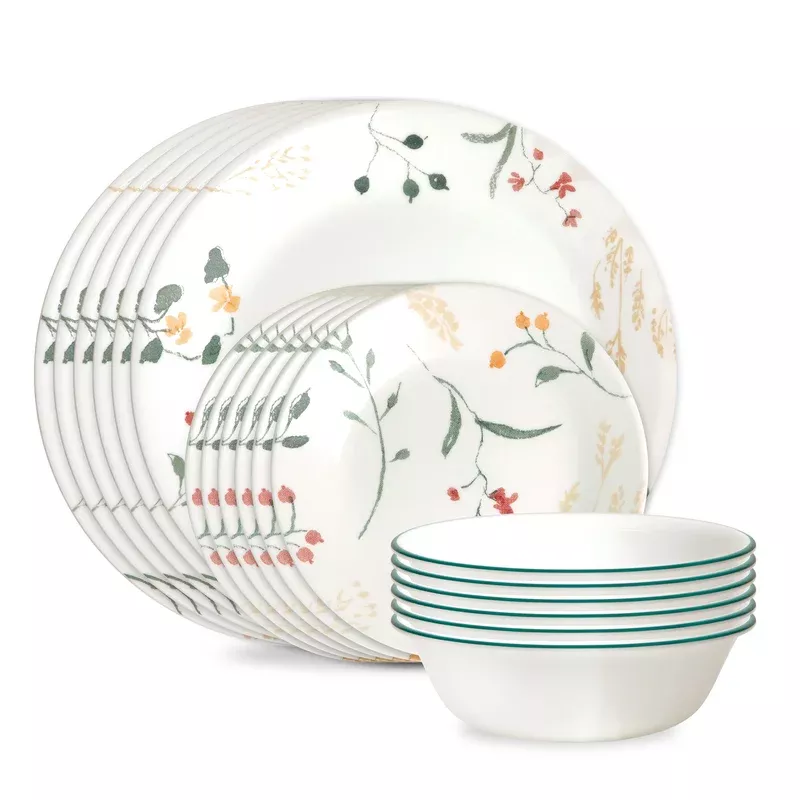 corelle-wildflower-scatter-18-piece-dinnerware-set-service-6 Corelle Wildflower Scatter 18-piece Dinnerware Set Service for 6