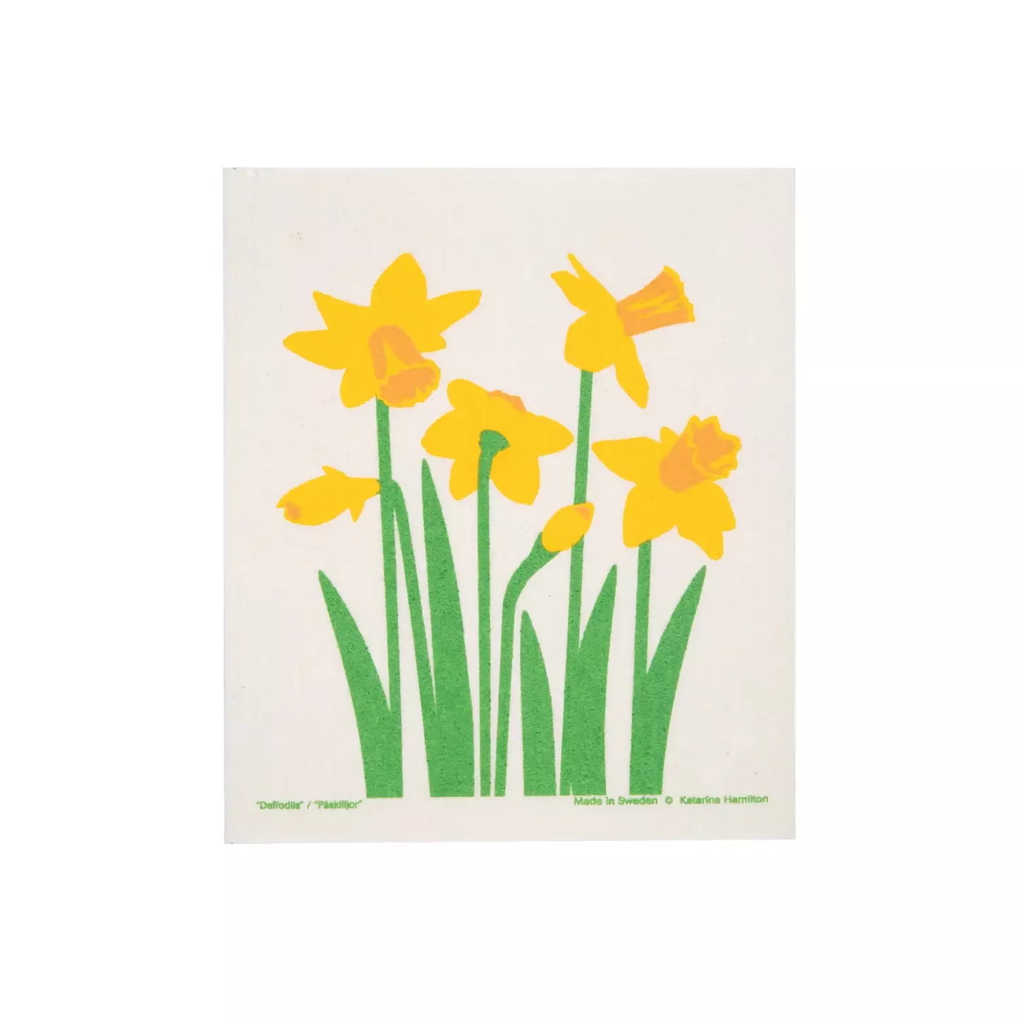 cose-nuove-swedish-dishcloth-kh-daffodils Cose Nuove Swedish Dishcloth: KH Daffodils