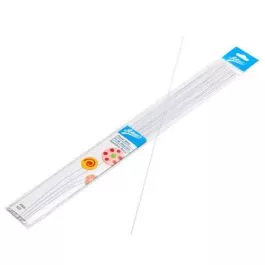 Covered Wire 24 Gauge White - 50 pieces
