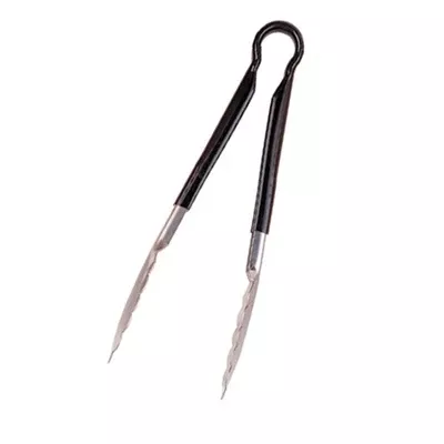 Crestware 12" Black Grip Tong