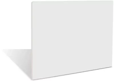 Crestware 12" x 18" x 1/2" White Polycut Board