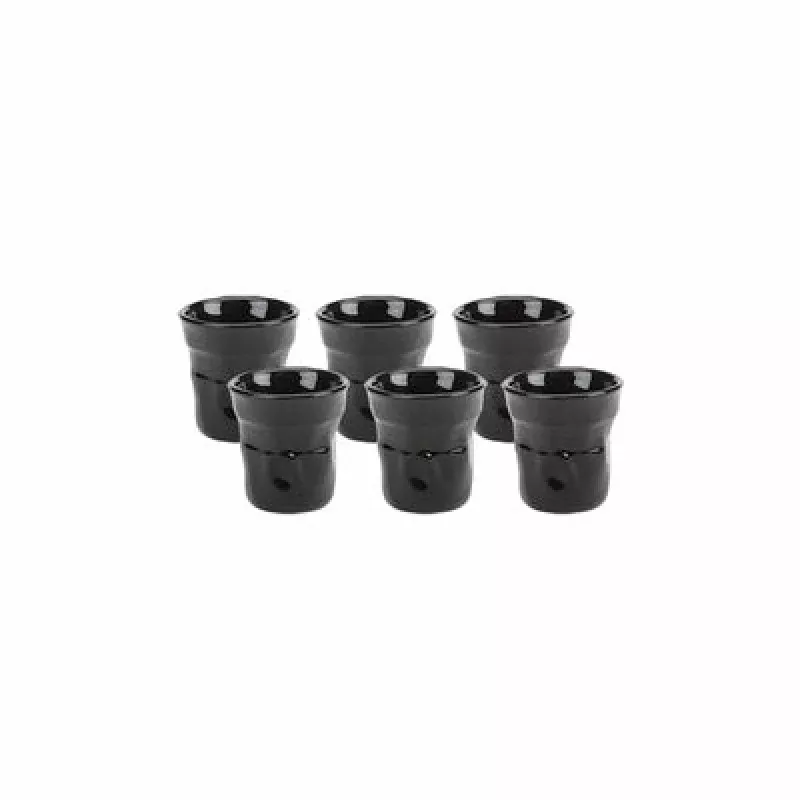 crinkled-espresso-cups-in-black Crinkled Espresso Cups in Black