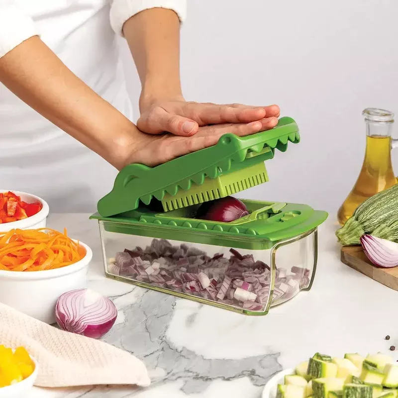 croc-chop-vegetable-chopper-slicer-kitchen-gifts Croc Chop Vegetable Chopper & Slicer – Kitchen Gifts