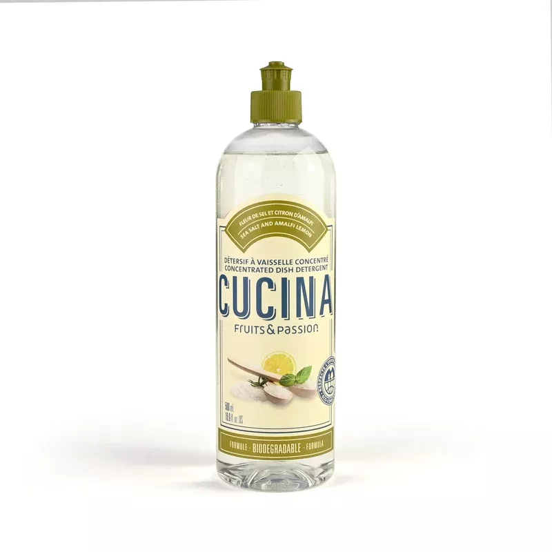 Cucina Sea Salt and Amalfi Lemon Dish Detergent – 500 ml