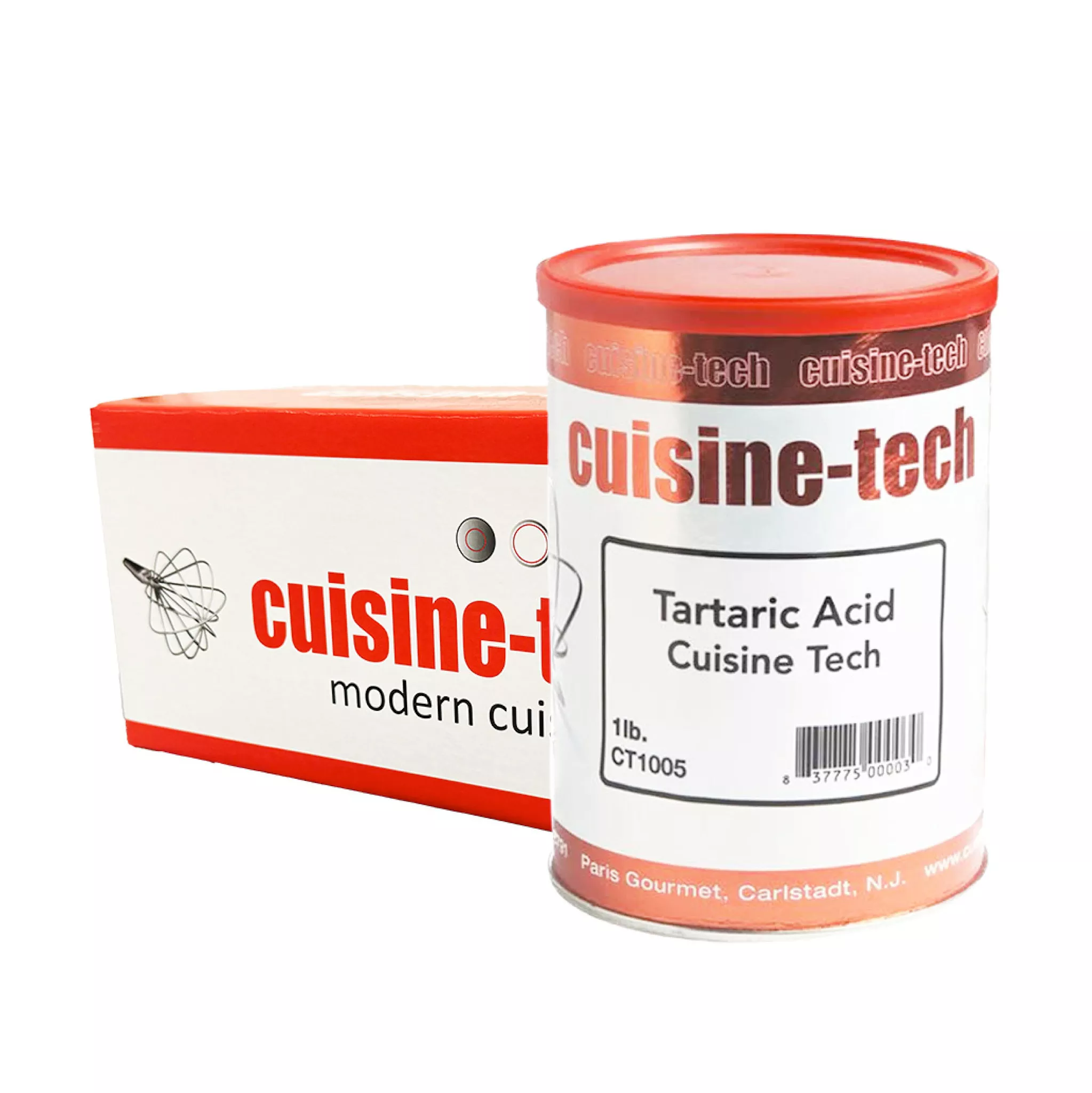 Cuisine Tech - Tartaric Acid - 1 lb (box of 6)