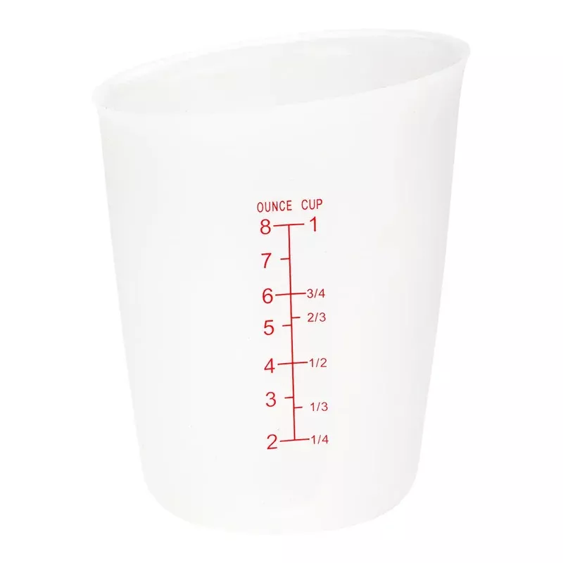 Cup Measuring 1 Cup White Silicone with Red Graduations1 – 1 EACH