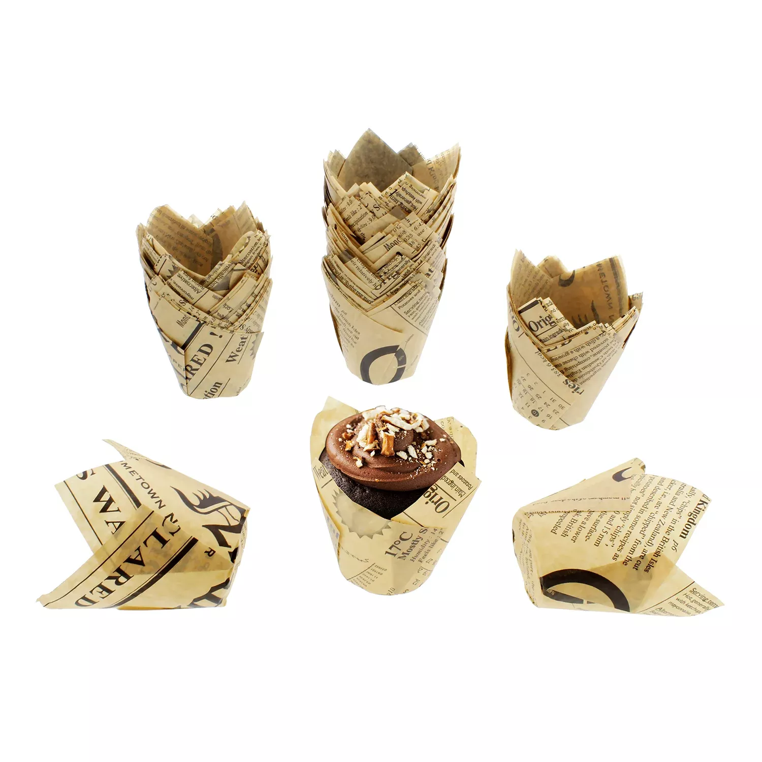 Cupcake Papers Tulip Baking Cups Tulip Cupcake Liners 100ct
