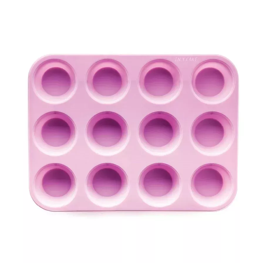 Cupcake Silicon Baking Pan - 12 Cavity