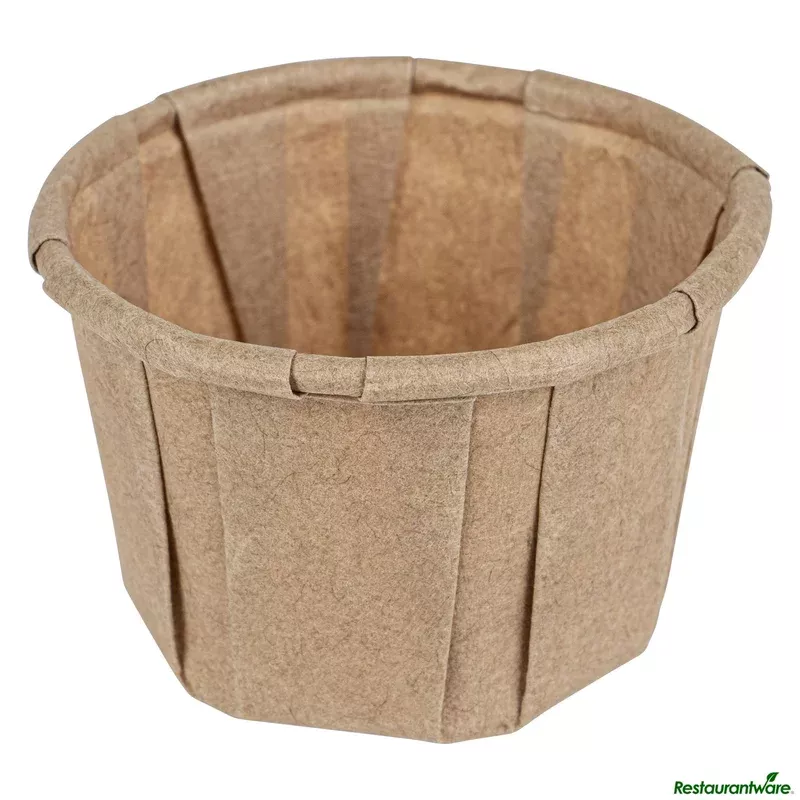 Cups Souffle Portion 1 Ounce Paper Kraft Compostable100 – 1 EACH