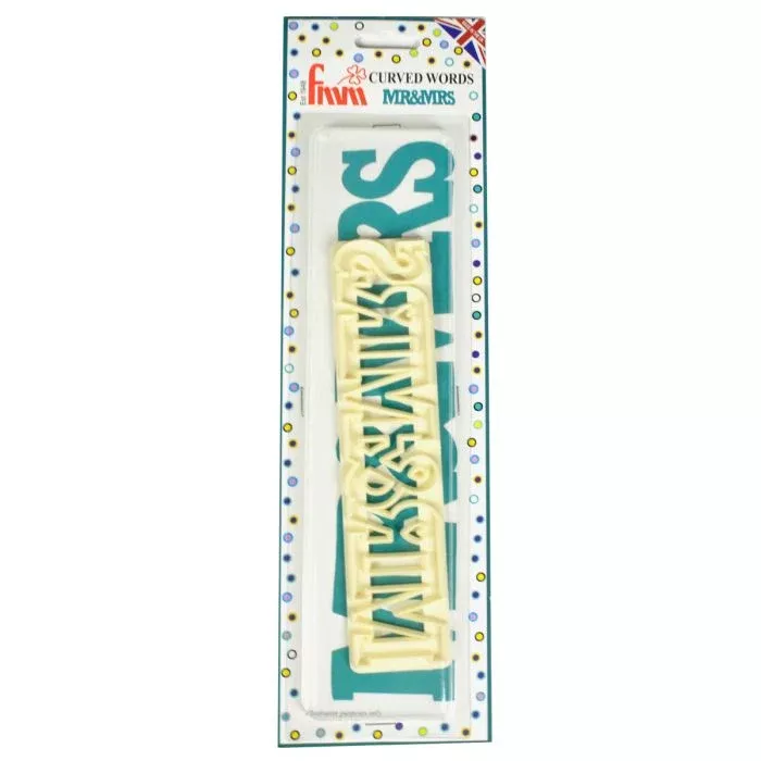 cutter-curved-words-mr-mrs Cutter - Curved Words MR&MRS