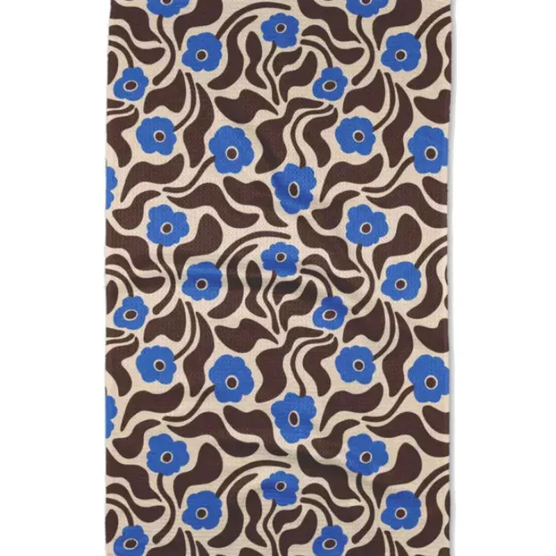 Dancing Blooms Tea Towel