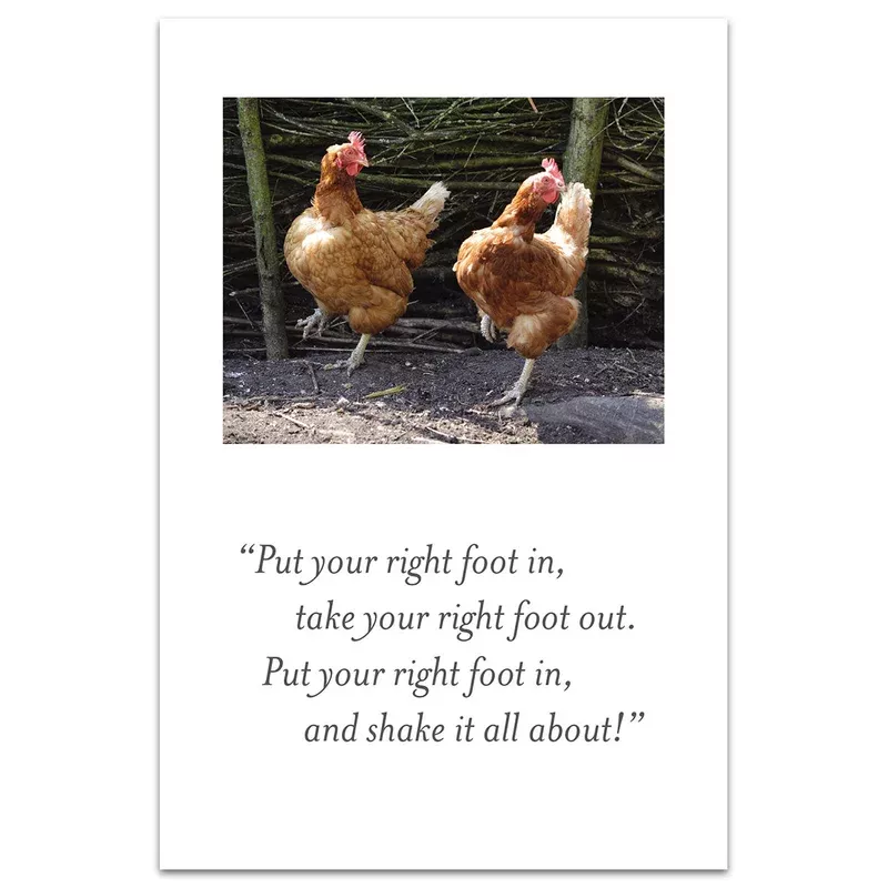 Dancing Chickens Card