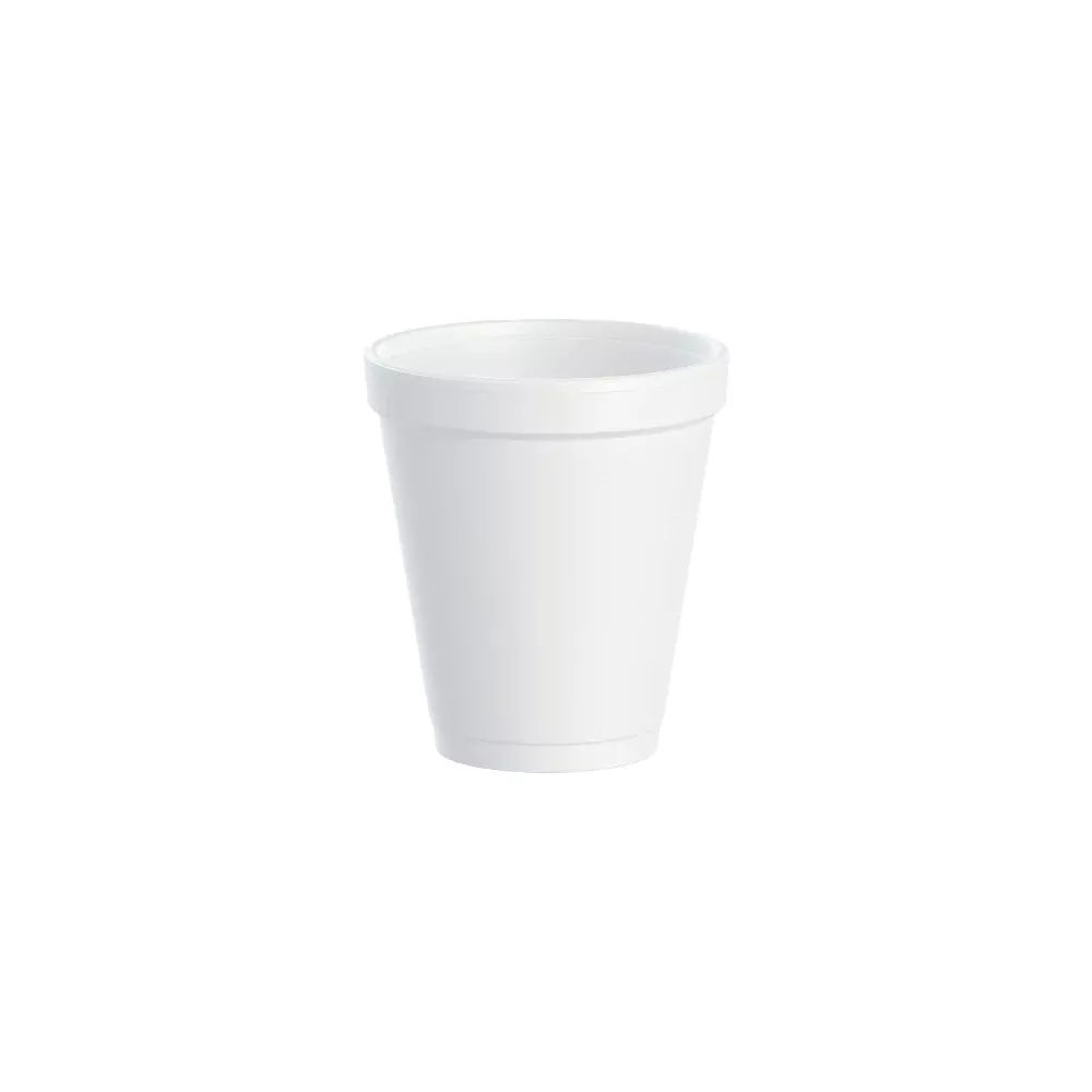 dart-8j8-8oz-eps-foam-cup-white-case-1000 Dart 8J8 - 8oz EPS Foam Cup, White - Case of 1000