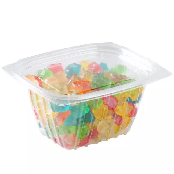 dart-c16dcprw-clearpac-16oz-rectangular-plastic-container-clear-case-252 Dart C16DCPRW - ClearPac 16oz Rectangular Plastic Container, Clear - Case of 252