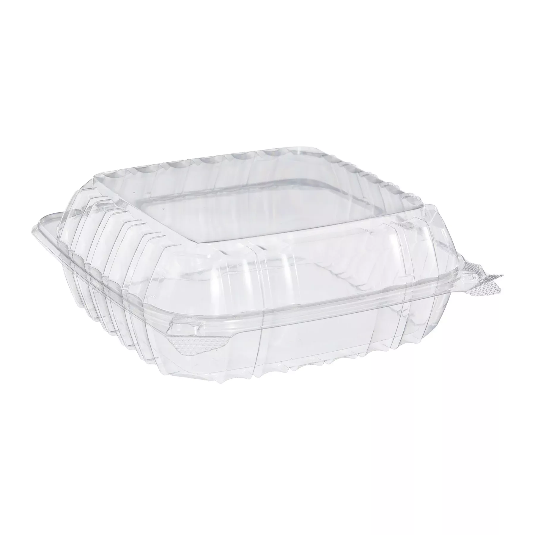 dart-c90pst1-8-in-medium-ops-plastic-container-clear-case-250 Dart C90PST1 - 8 in Medium OPS Plastic Container, Clear - Case of 250
