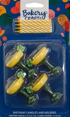 Decopac Margarita Shaped Candle Holders