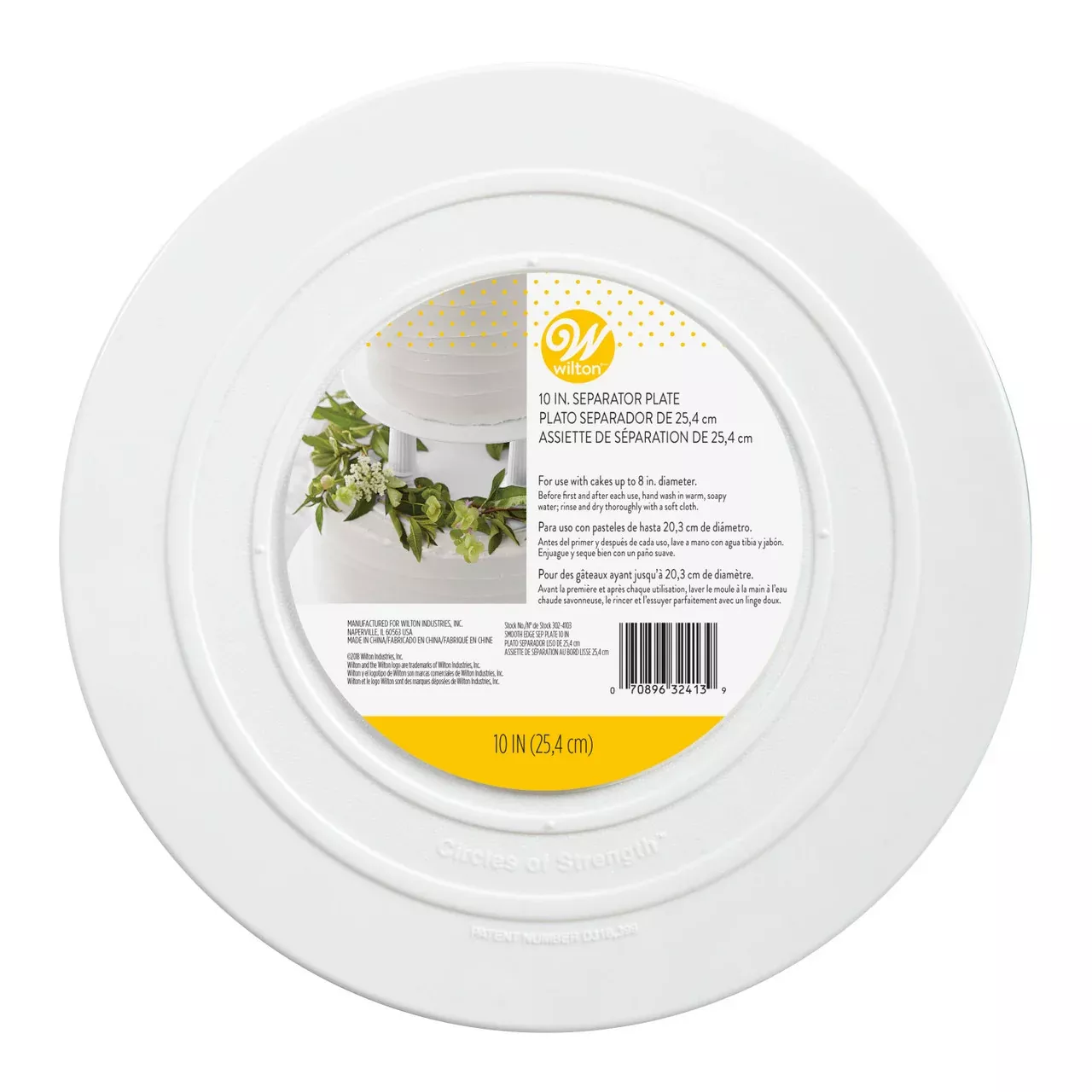 decorator-preferred-smooth-edge-cake-separator-plate-10-inch-wilton Decorator Preferred Smooth-Edge Cake Separator Plate, 10 Inch, Wilton