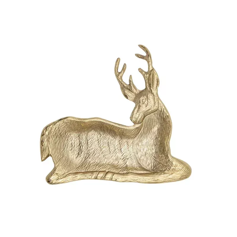 deer-shaped-dish-gold-finish Deer Shaped Dish Gold Finish