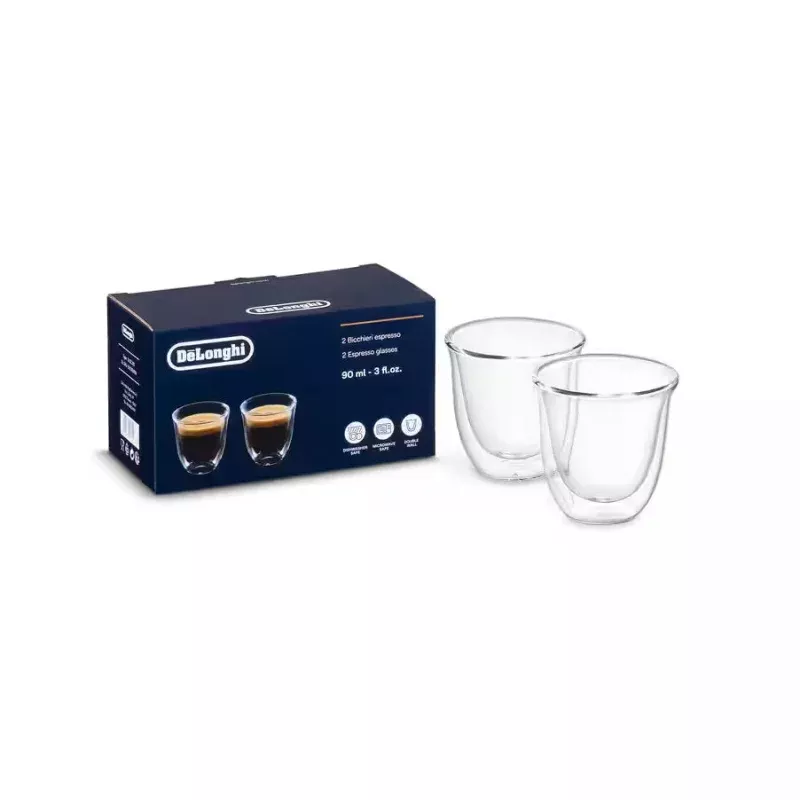 delonghi-double-wall-glass-espresso-cups DeLonghi Double Wall Glass Espresso Cups