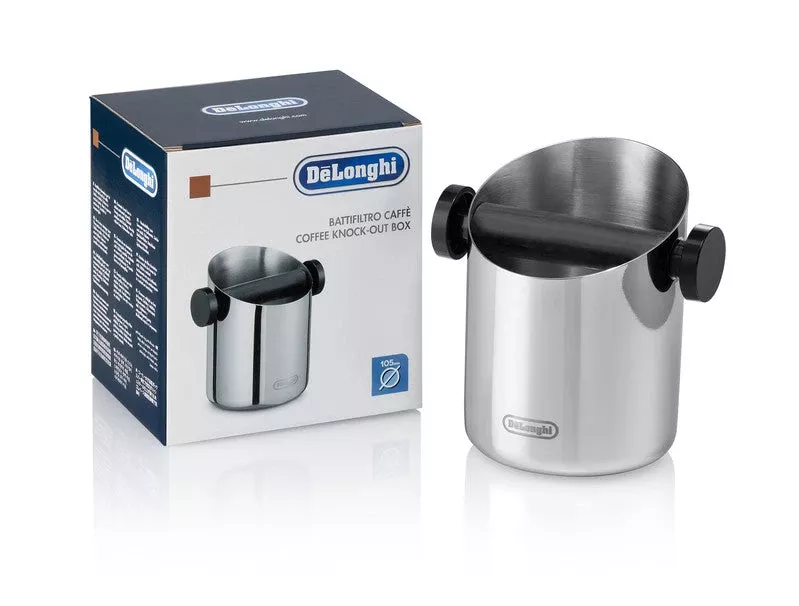 delonghi-knock-box-stainless-steel DeLonghi Knock Box – Stainless Steel