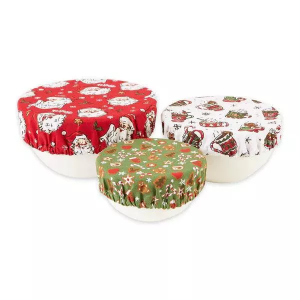 dii-bowl-covers-set-3-holly-jolly DII Bowl Covers (Set of 3): Holly Jolly