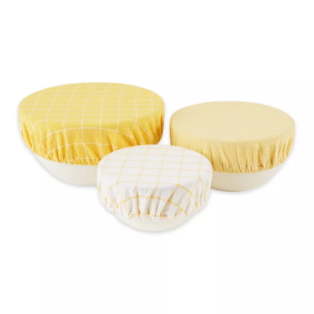 dii-bowl-covers-set-3-yarrow-yellow DII Bowl Covers (Set of 3): Yarrow Yellow