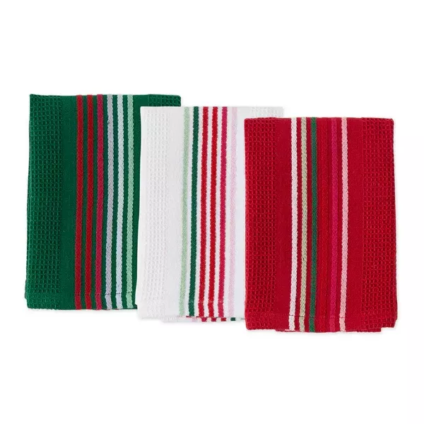dii-heavyweight-dishcloths-set-3-spirited-stripes DII Heavyweight Dishcloths (Set of 3): Spirited Stripes