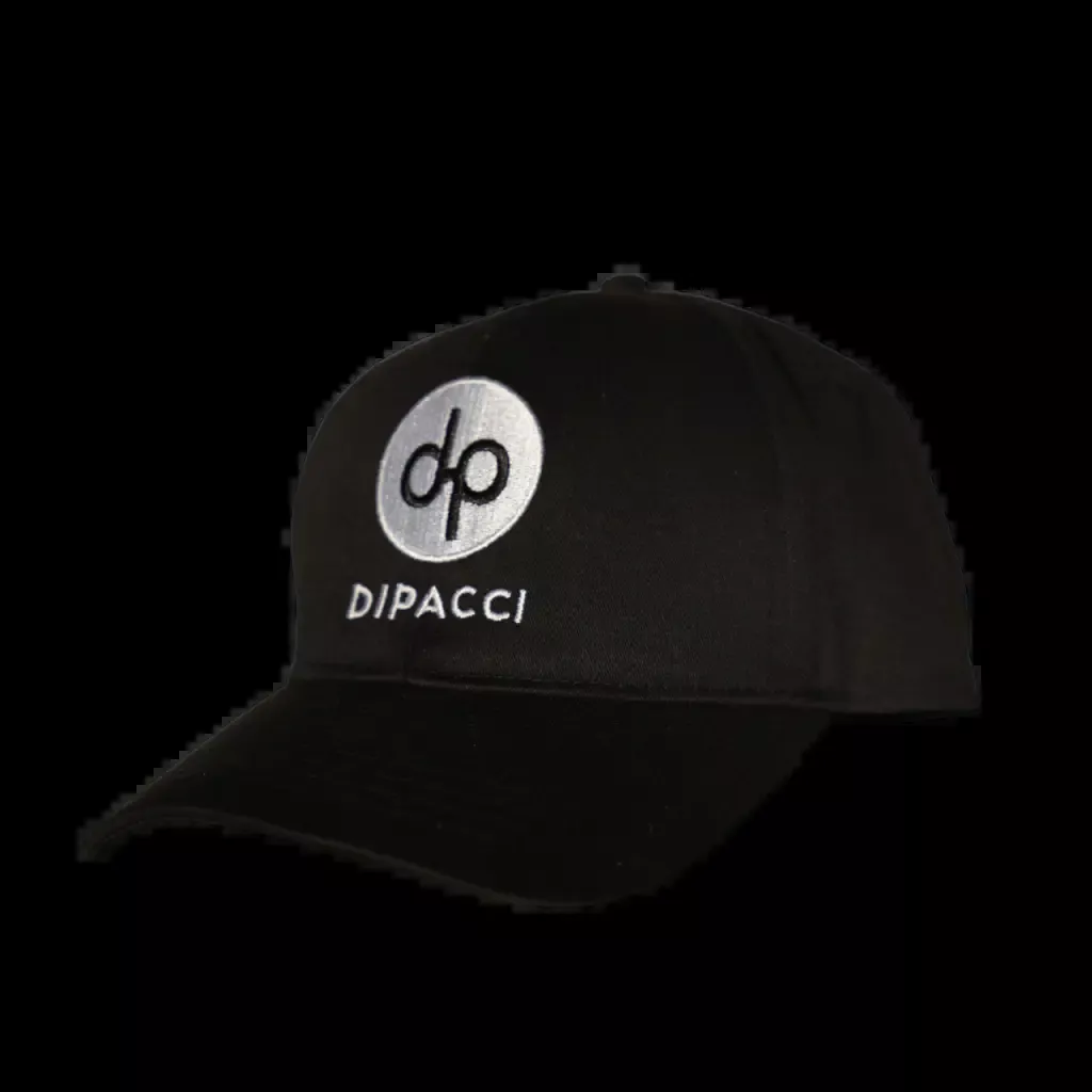dipacci-embroidered-cap-in-black Dipacci Embroidered Cap in Black