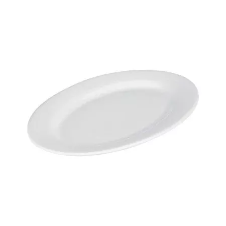 DISC.- BISTRO OVAL PLATTER 14"