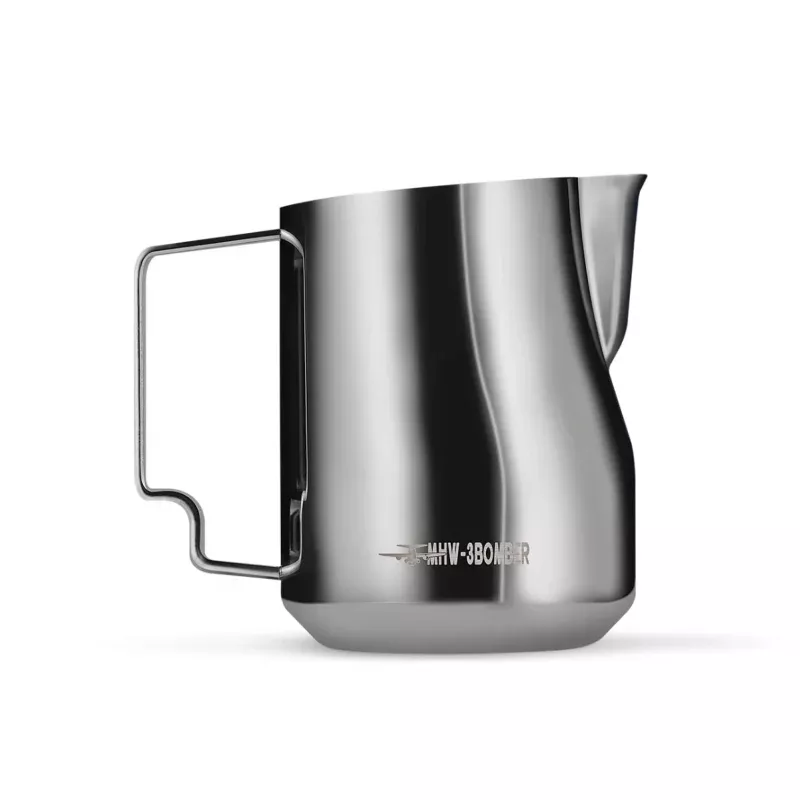 [Discontinued] Latte Art Milk Frothing PitcherMHW-3BOMBER Turbo (Stainless Steel – 350ml) [P7121S]