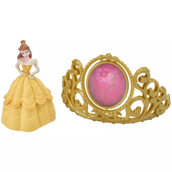 disney-belle-beautiful-as-rose-cake-topper-set Disney Belle Beautiful As A Rose Cake Topper Set